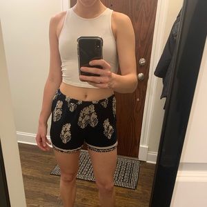 Printed Flowy Shorts